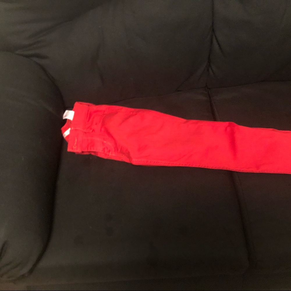 Red Levi’s Jeans